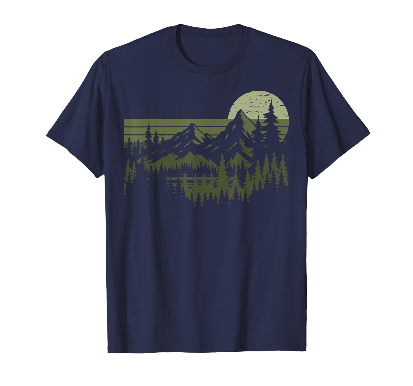 Nature Landscape Retro Hiking Vintage Hiker T-Shirt