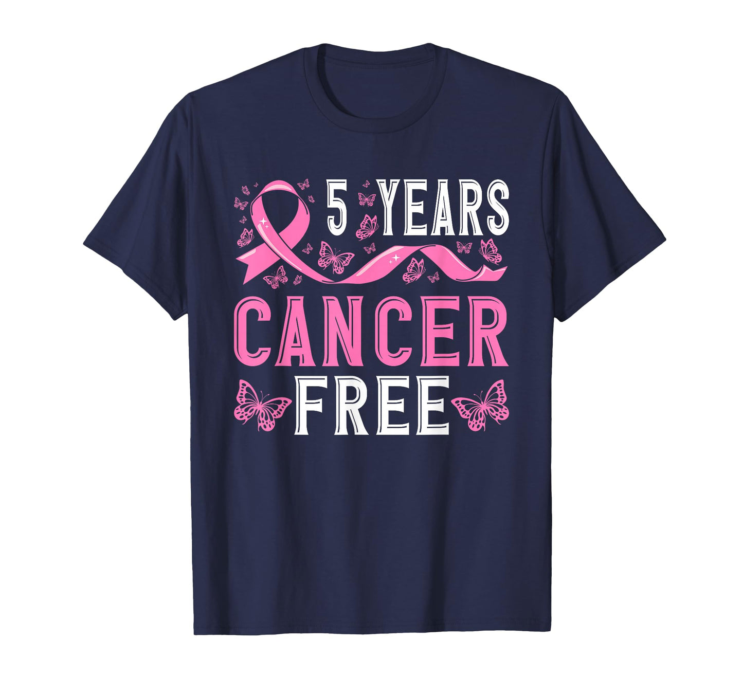 5 Years Breast Cancer Free Survivor Women T-Shirt