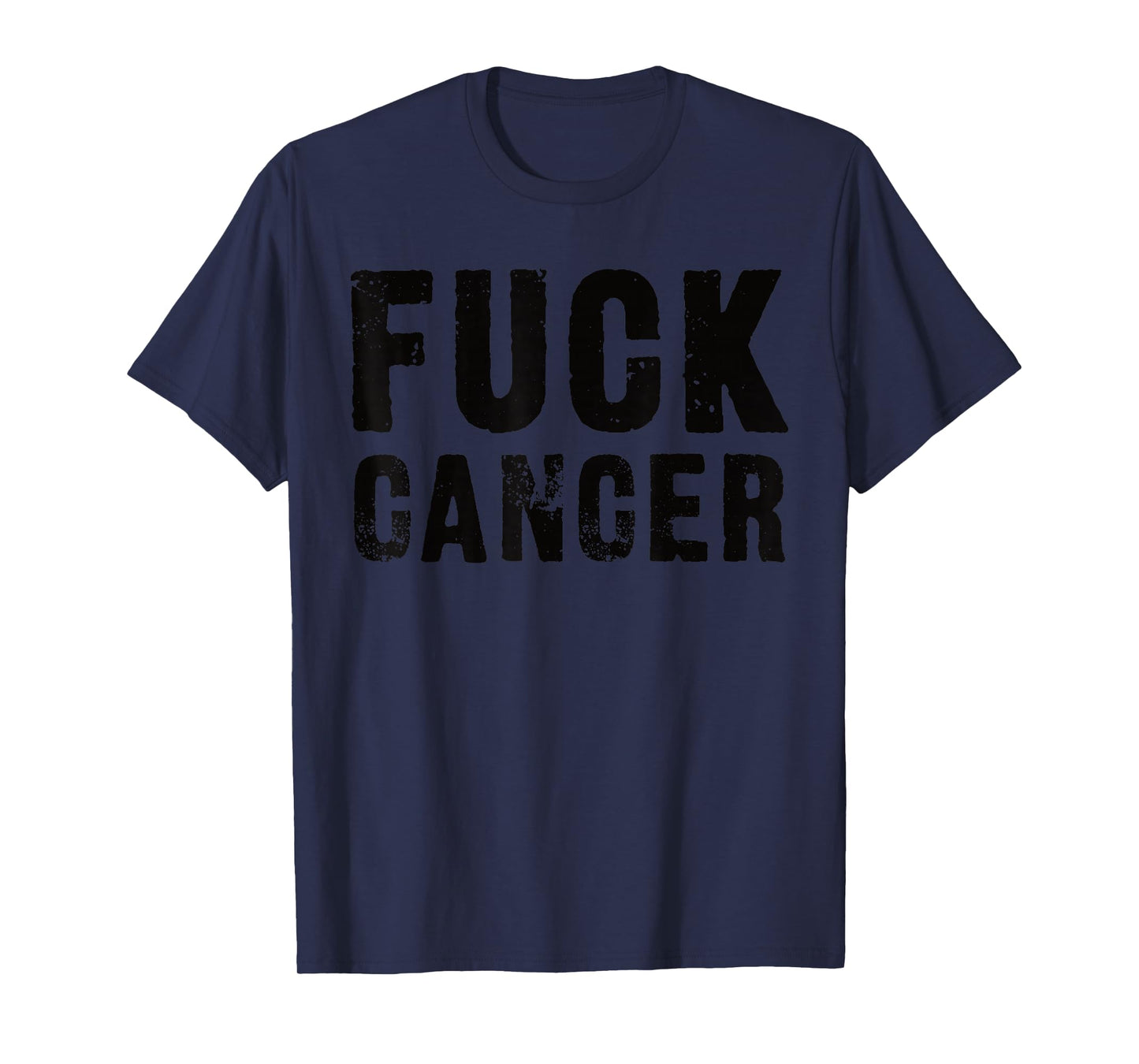 Fuck Cancer Black Font T-Shirt