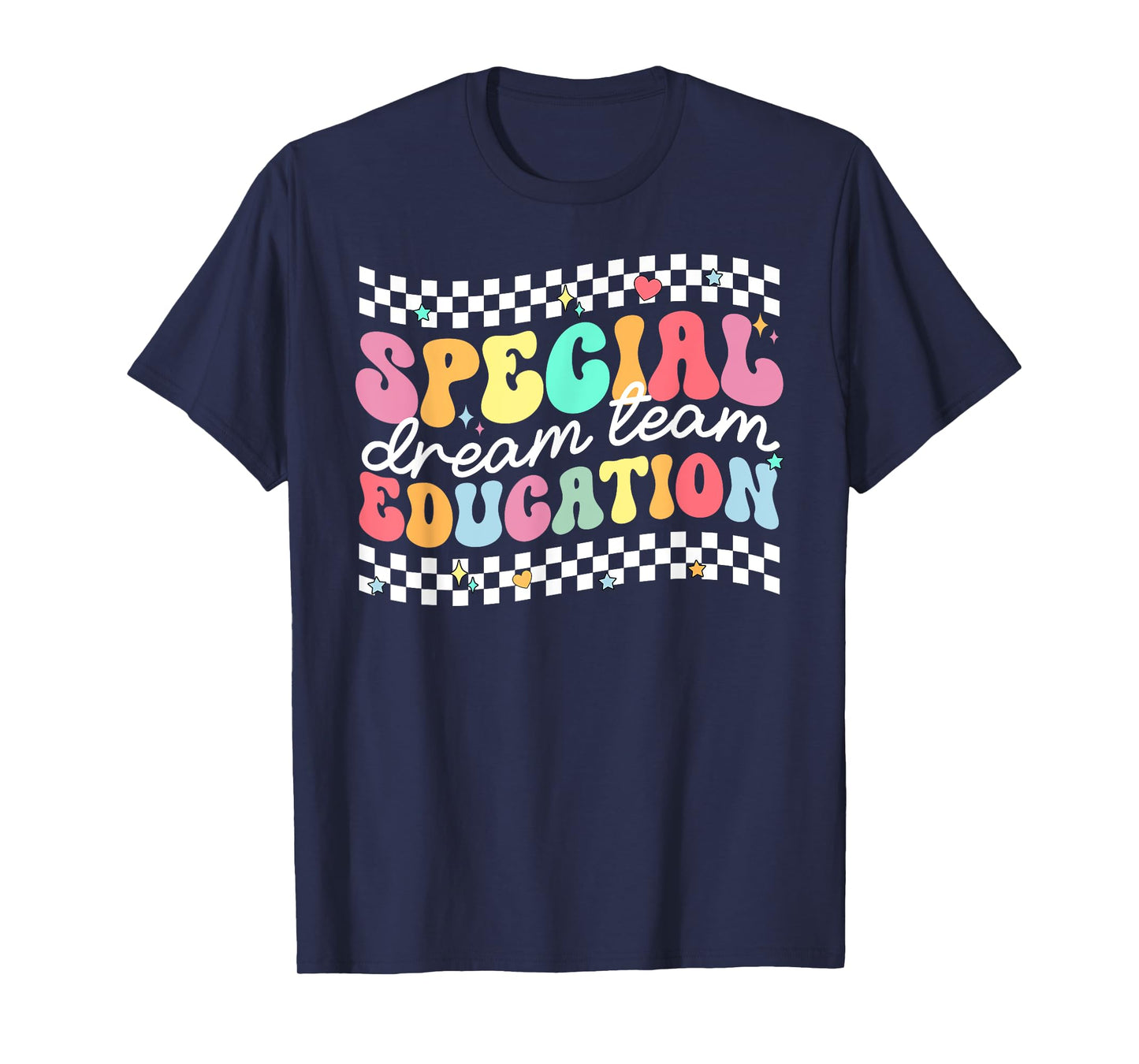 Retro Special Education Squad Groovy Dream Team SPED Teacher T-Shirt