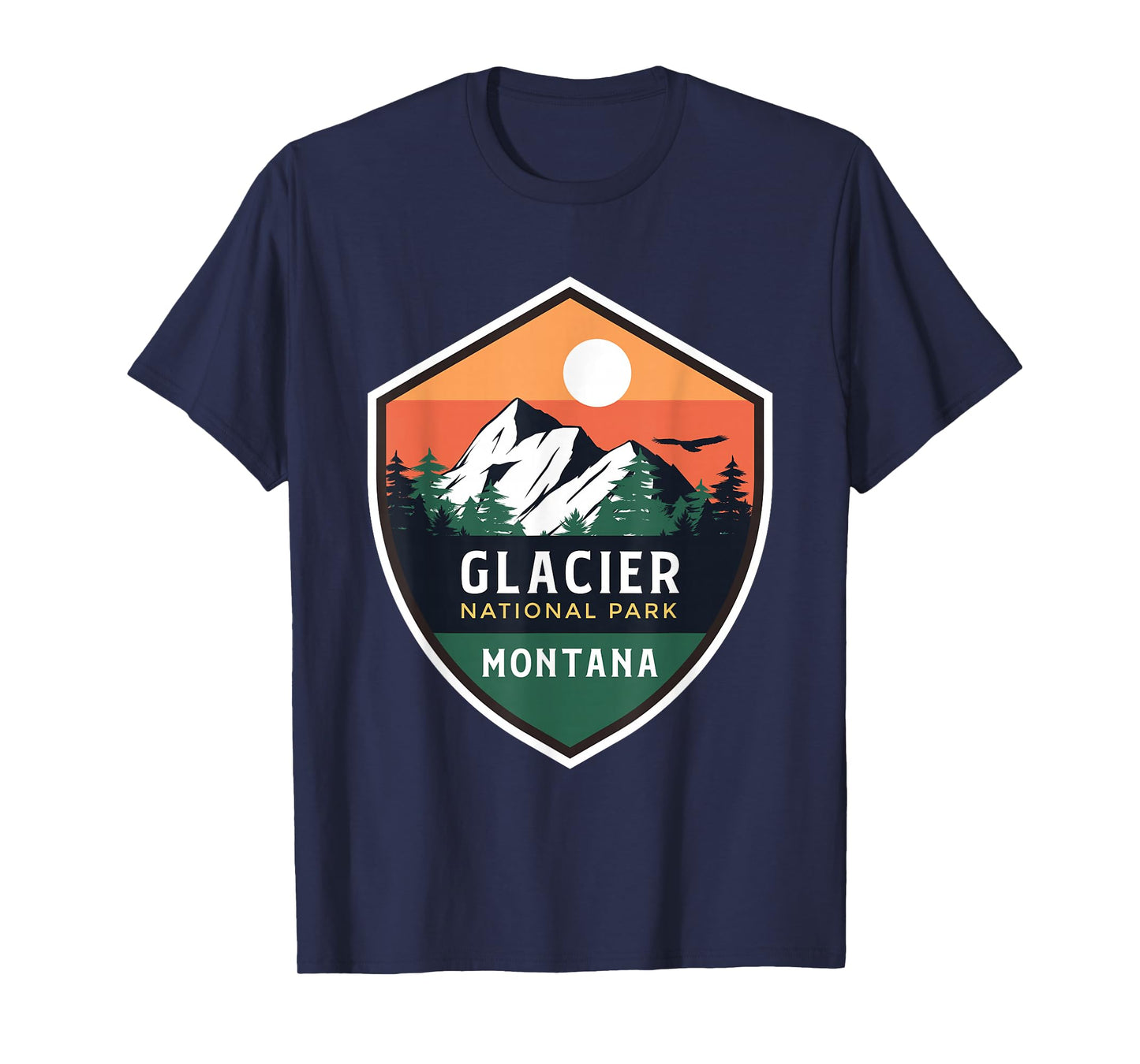 Glacier National Park Shirt Vintage Glacier Park Shirt Camp T-Shirt
