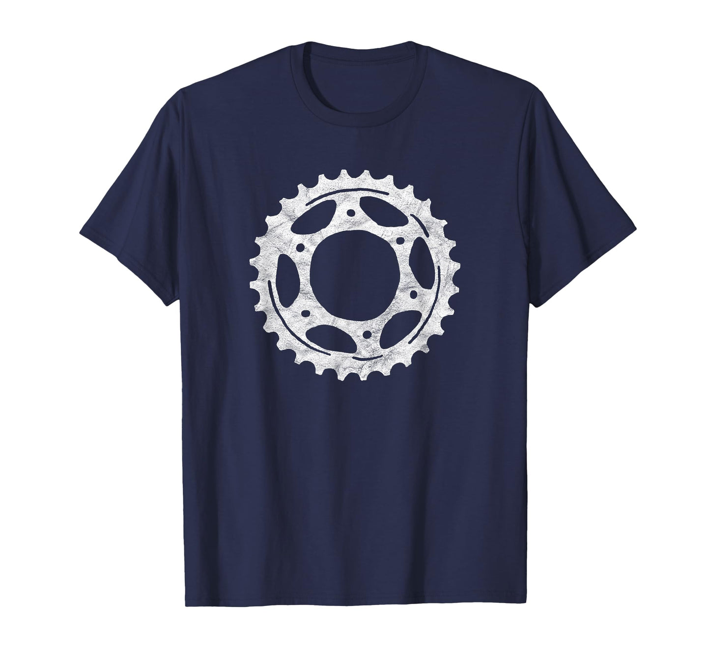 Bike Sprocket Gear Mountain Biking Vintage Minimalist T-Shirt