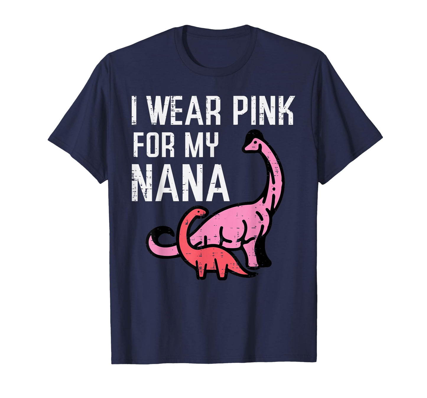 Dinosaurs Wear Pink For Nana Breast Cancer Awareness Boys T-Shirt