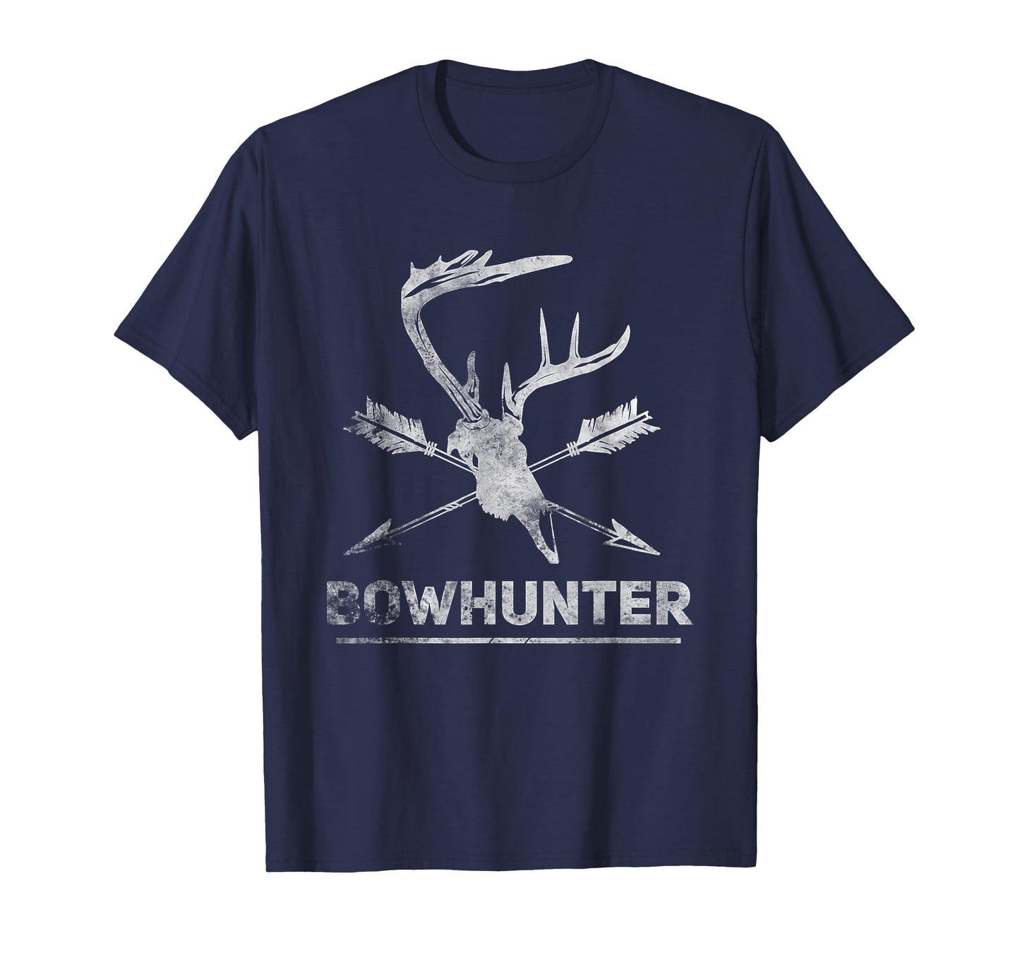 Bowhunter Deer Skull Minimalist Hunter T-Shirt