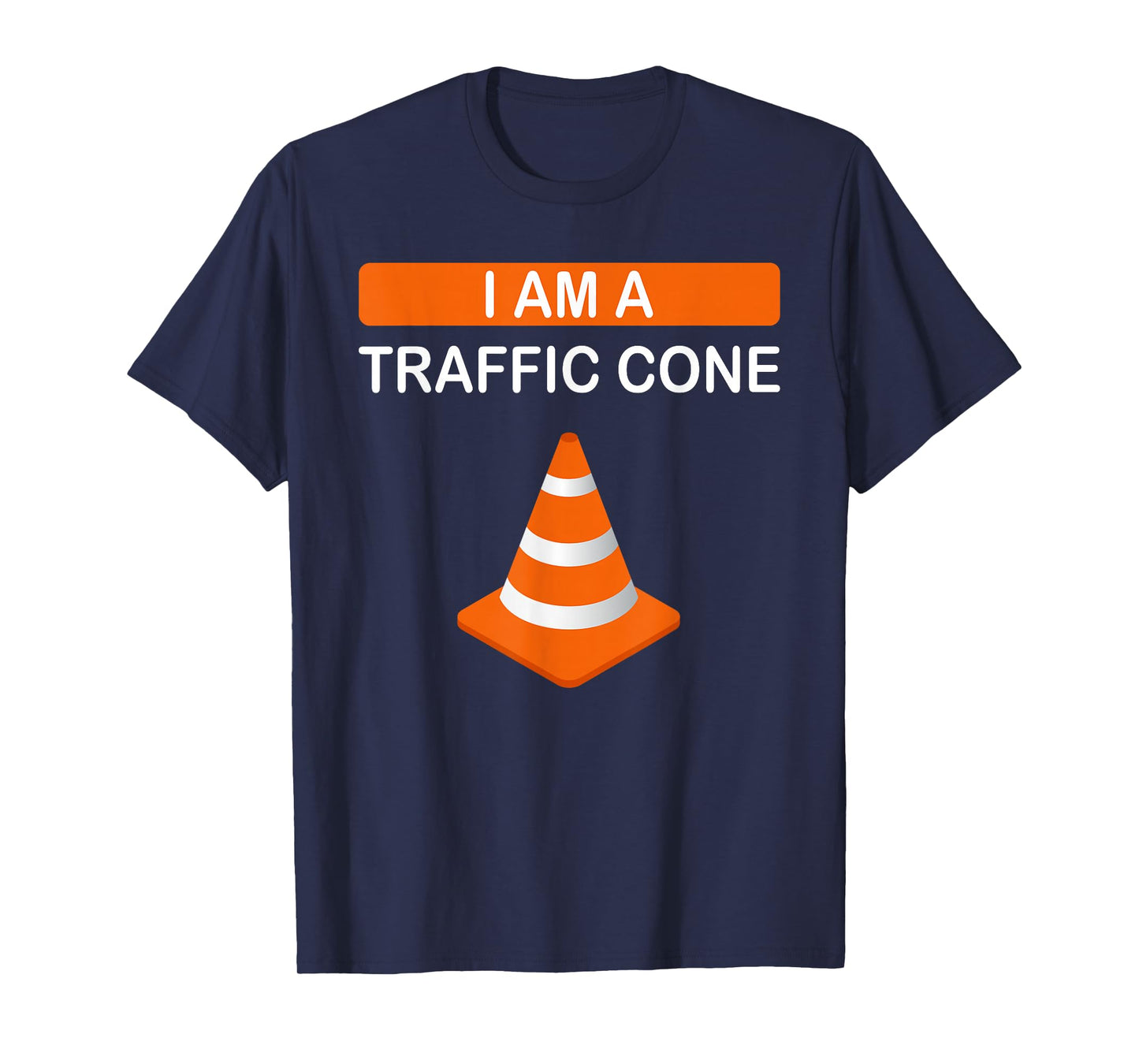 I’m A Traffic Cone Halloween Costume Funny Adults and Kids T-Shirt