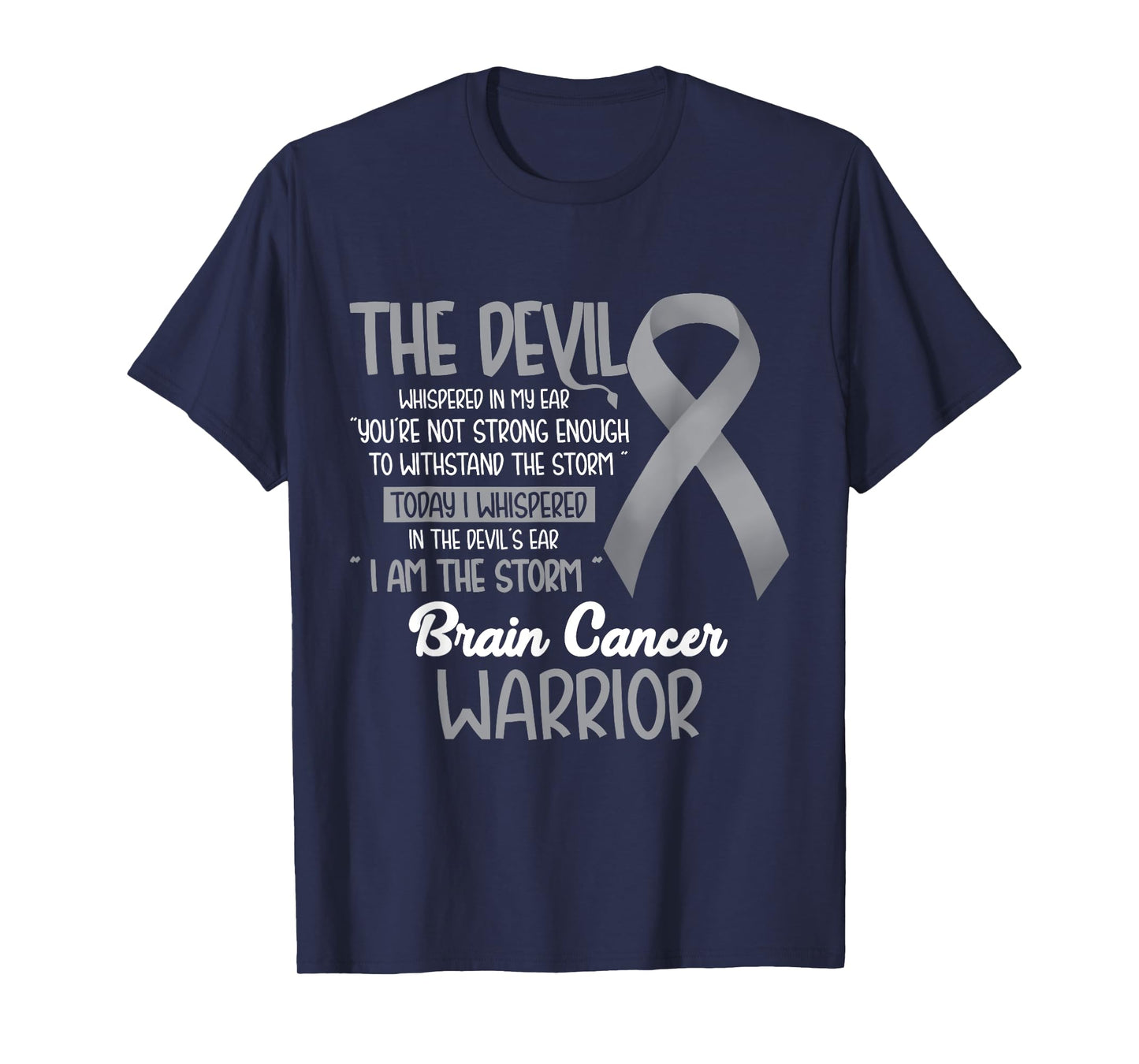 I am the storm Brain Cancer Warrior Shirt T-Shirt