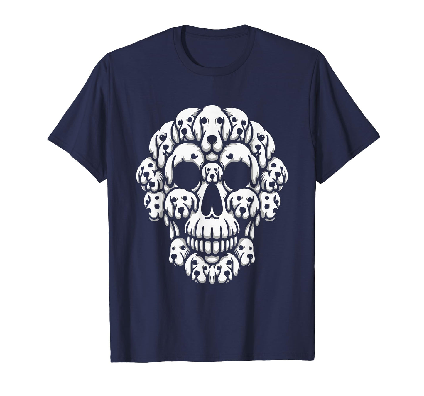 Group Golden Retrievers As Halloween Skull Costume Dog Owner T-Shirt