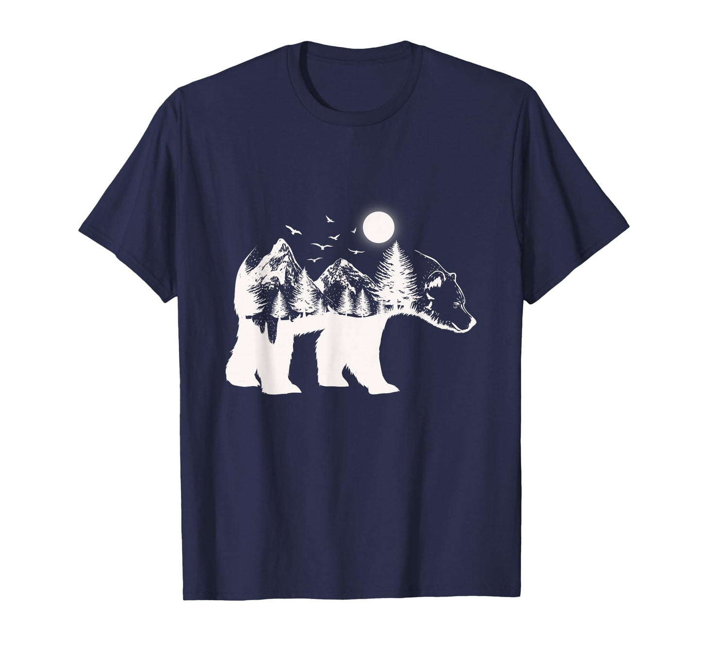 Bear illustration made of trees bears T-Shirt