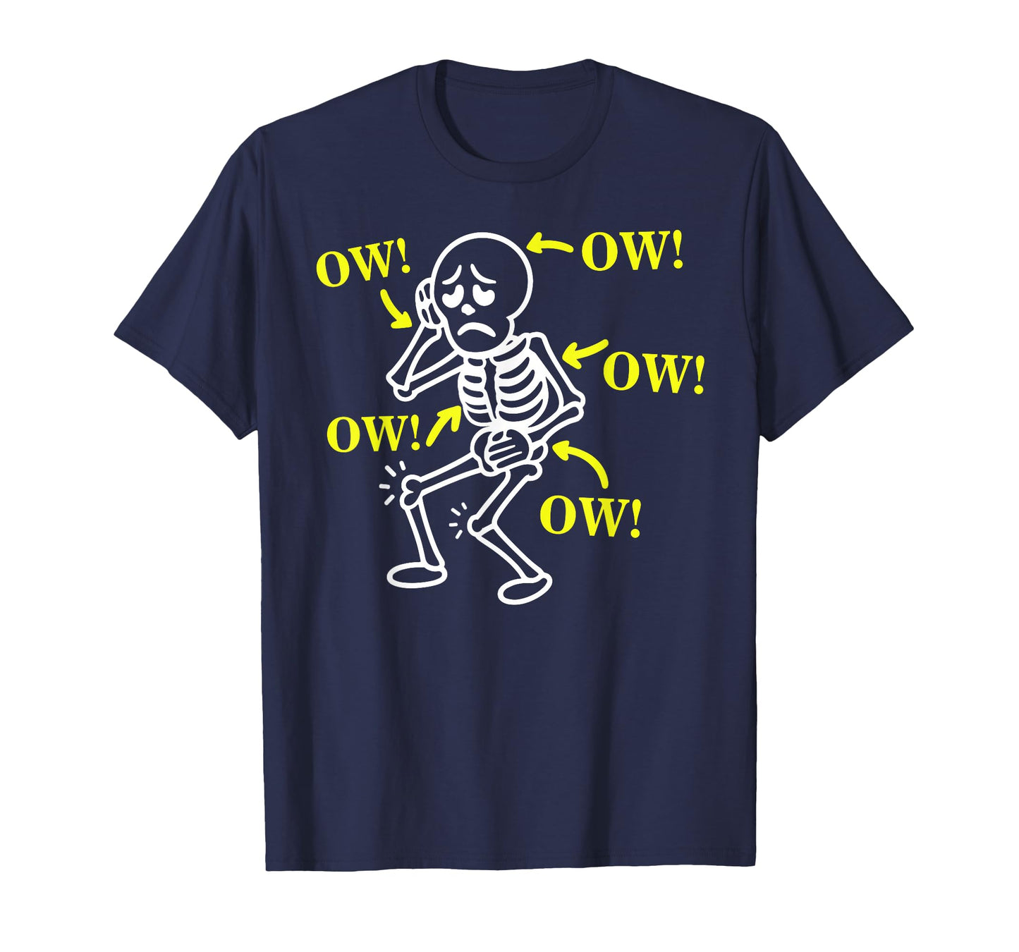 Ow Ow Ow Ow Ow Ow Ow Character Meme Funny Chronic Pain T-Shirt