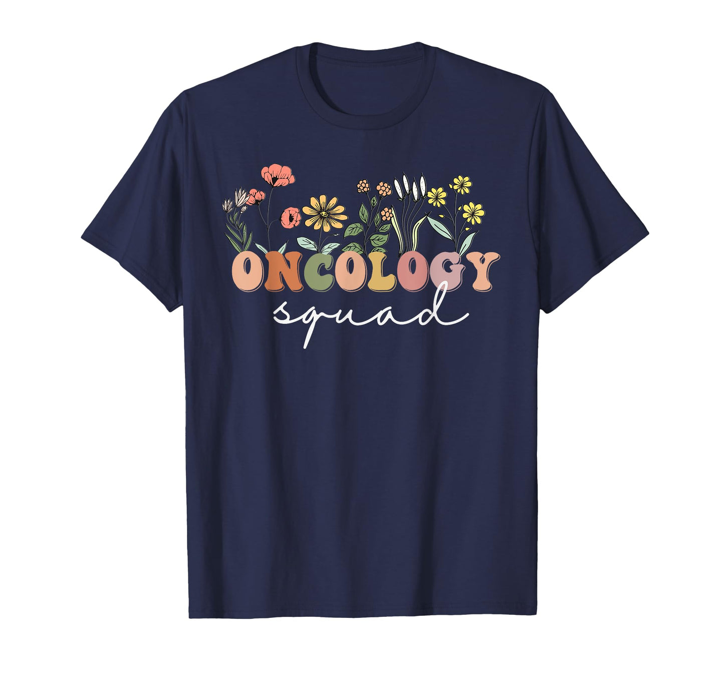 Wildflower Oncology Nurse Squad Retro Tee Pediatric Oncology T-Shirt