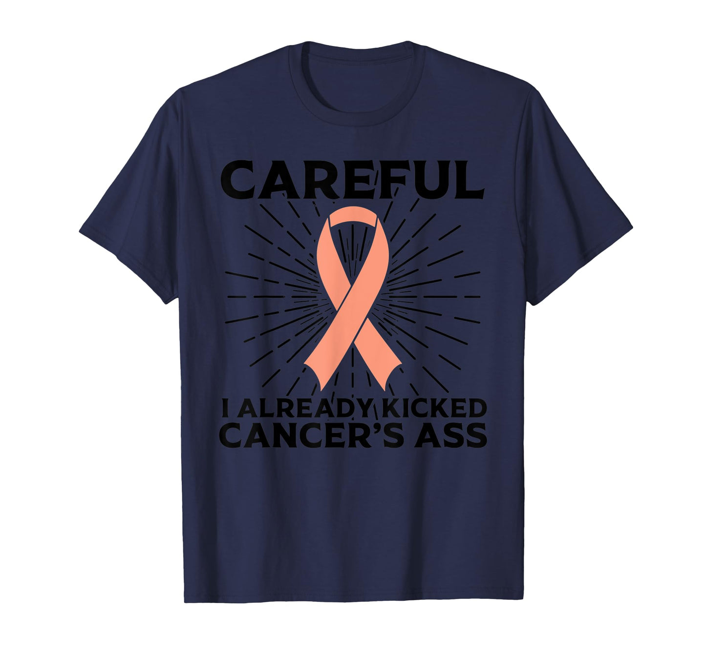 Funny Uterine Cancer Awareness Gift For Women Mom Survivors T-Shirt
