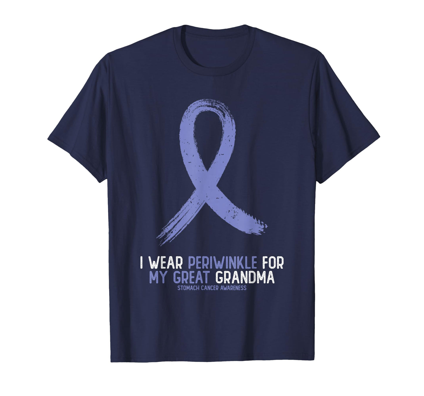 I Wear Periwinkle For My Great Grandma Stomach Cancer T-Shirt