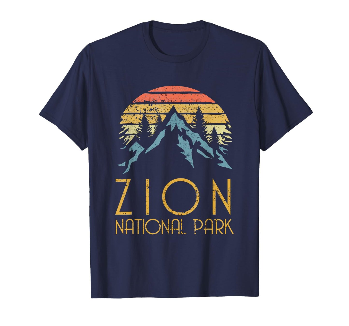 Vintage Retro Zion National Park Utah T Shirt T-Shirt