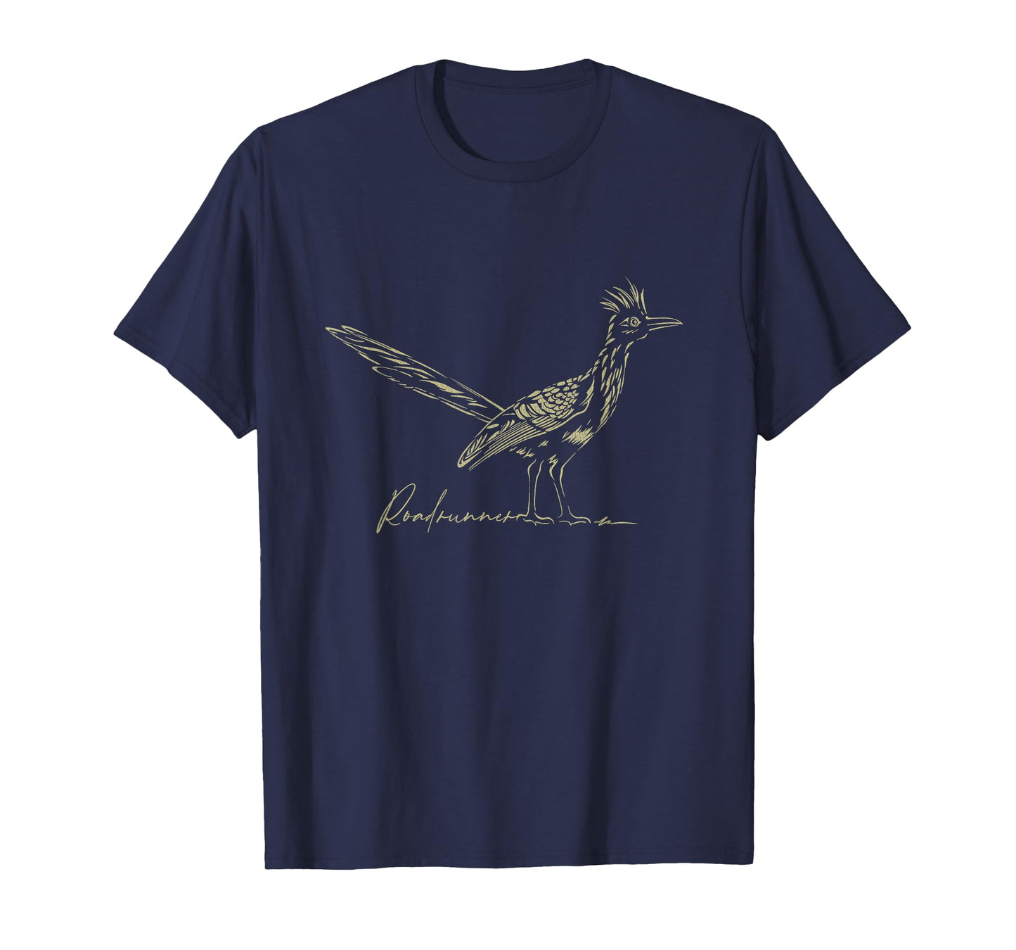Minimalist Roadrunner Lover Distressed T-Shirt