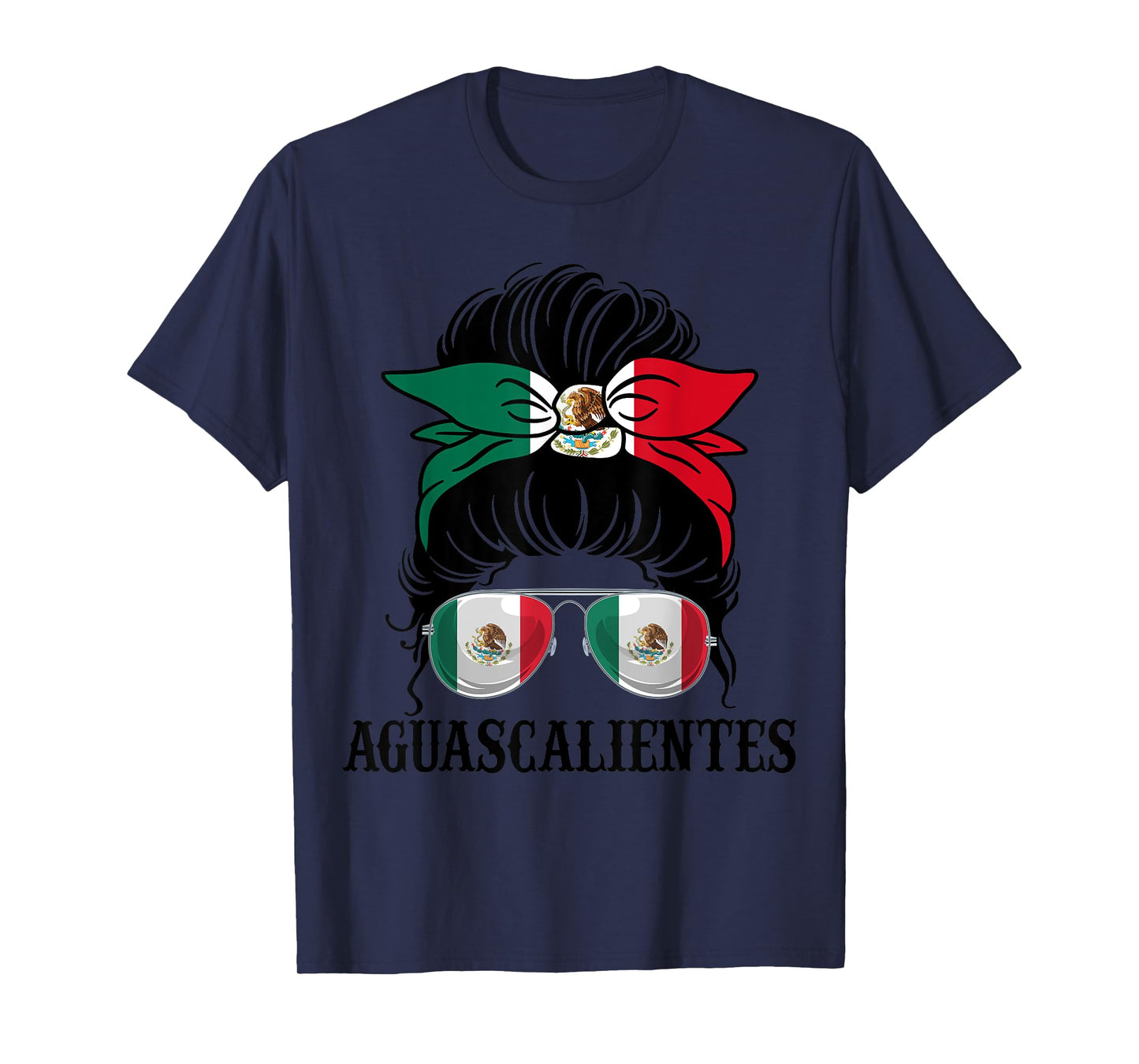 Aguascalientes Mexico Pride Mexican Flag State T-Shirt
