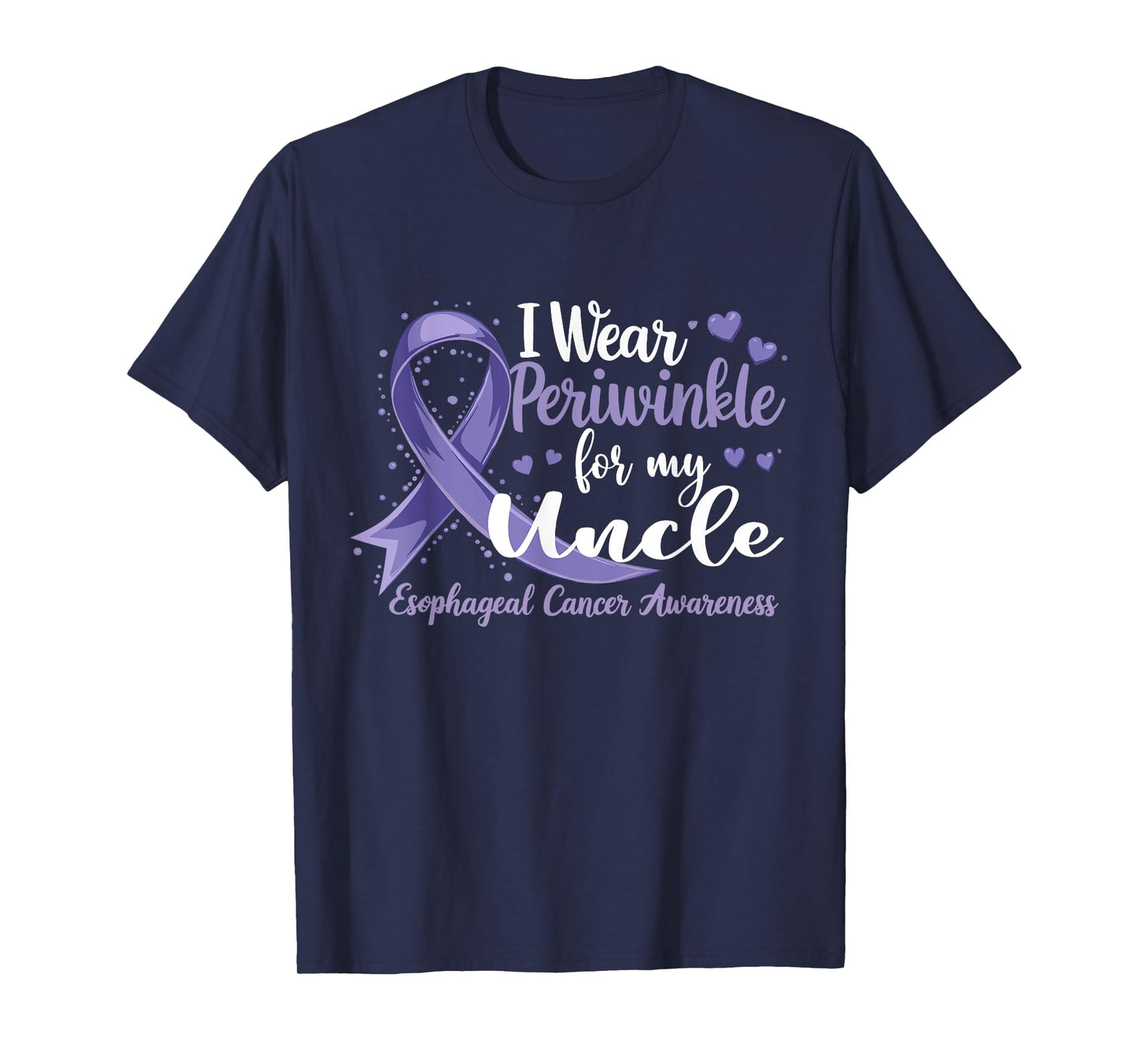 I Wear Periwinkle For My Uncle Esophageal Cancer T-Shirt