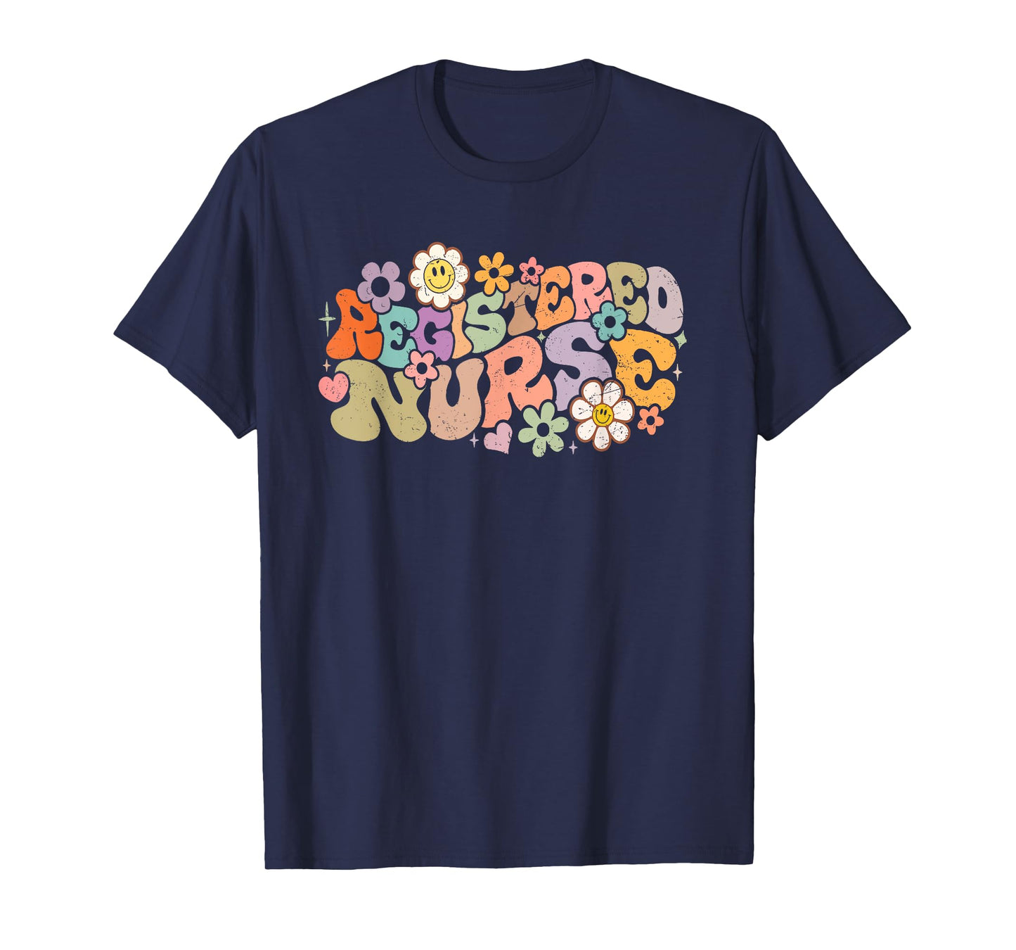 Retro Vintage Registered Nurse Nursing RN Funny T-Shirt