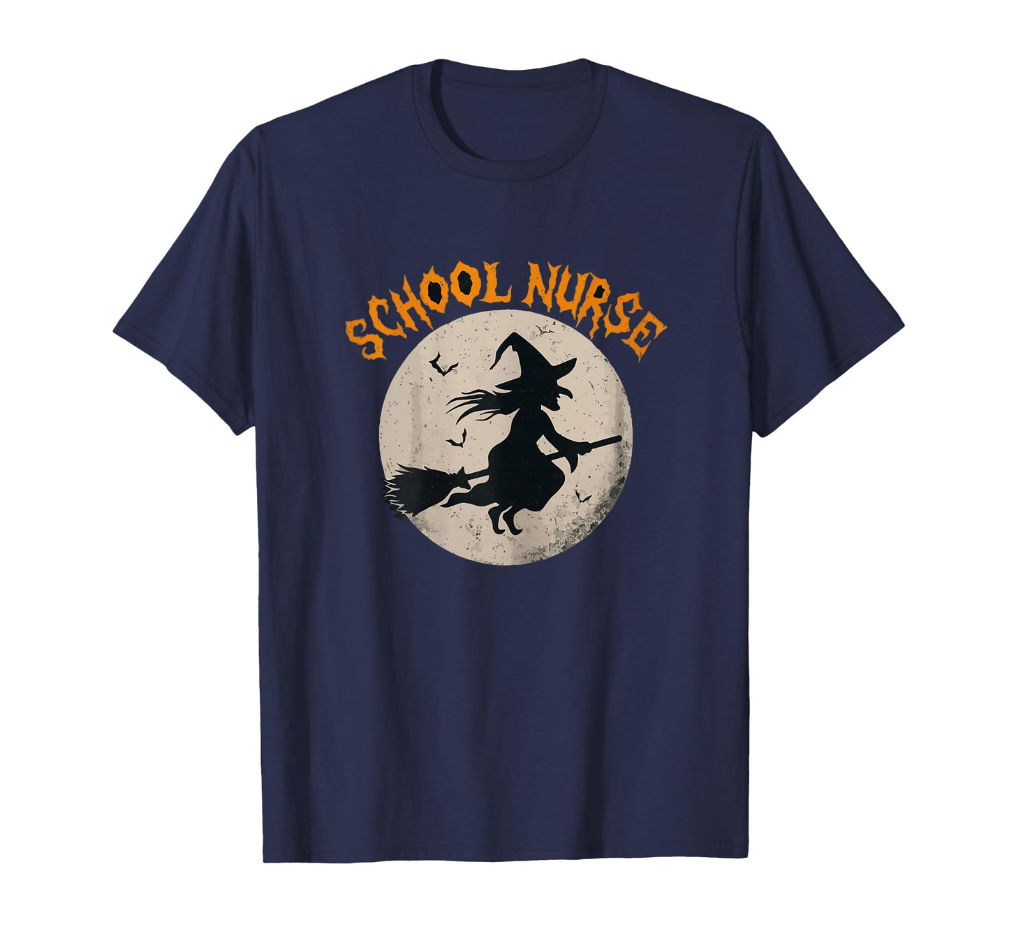 School Nurse Halloween Witch RN Nursing Spooky Season T-Shirt