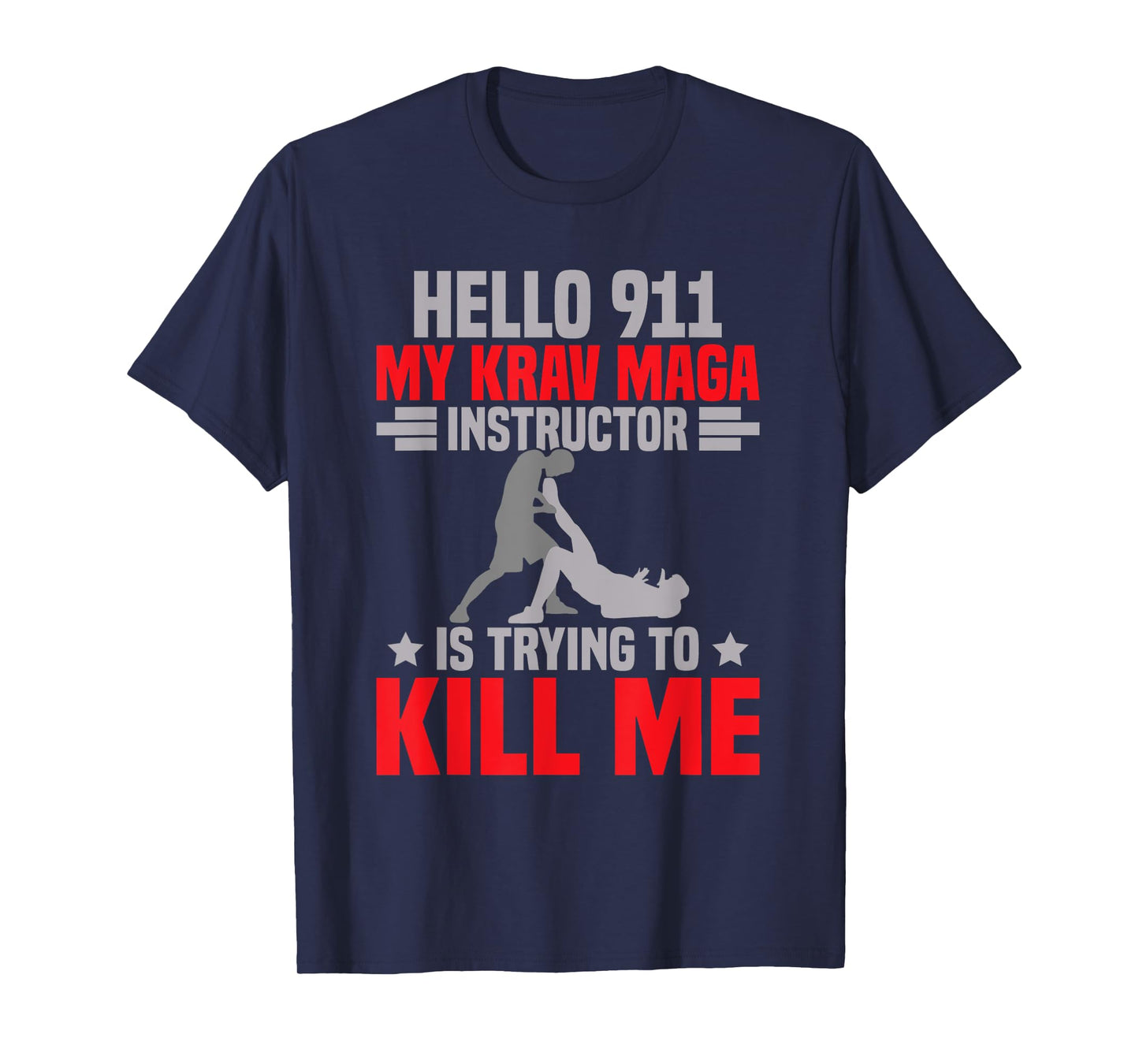 Martial Arts Instructor Self Defense Training Krav Maga T-Shirt