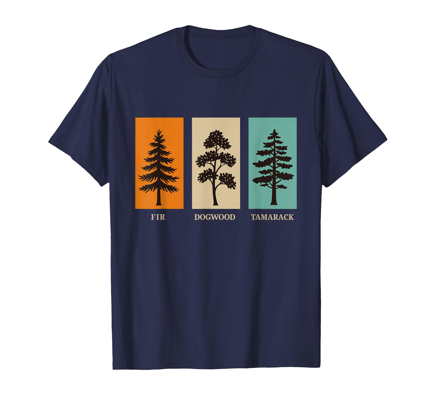 Fir Dogwood Tamarack Patriotic Trees Lover National Park T-Shirt