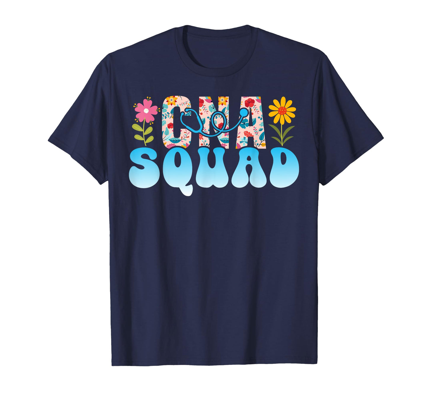 CNA Squad Appreciation Floral T-Shirt