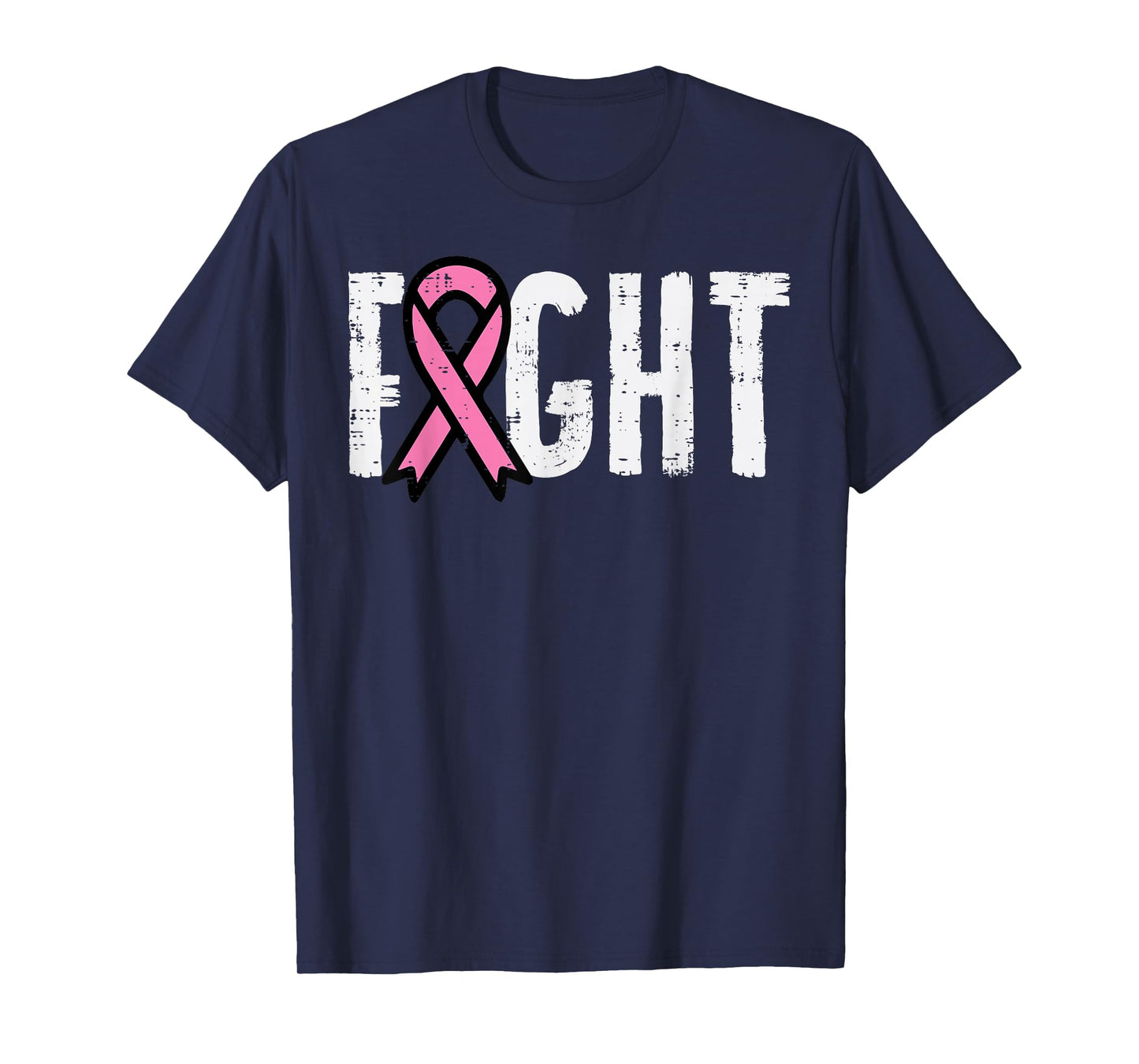 Fight Pink Ribbon Breast Cancer Awareness Men Women Kids T-Shirt