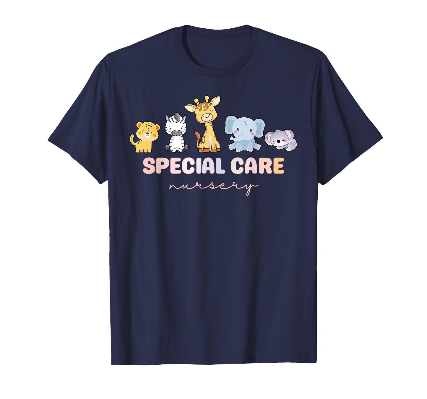 Cute Animal Special Care Nursery Surgical Care Nurse NICU T-Shirt