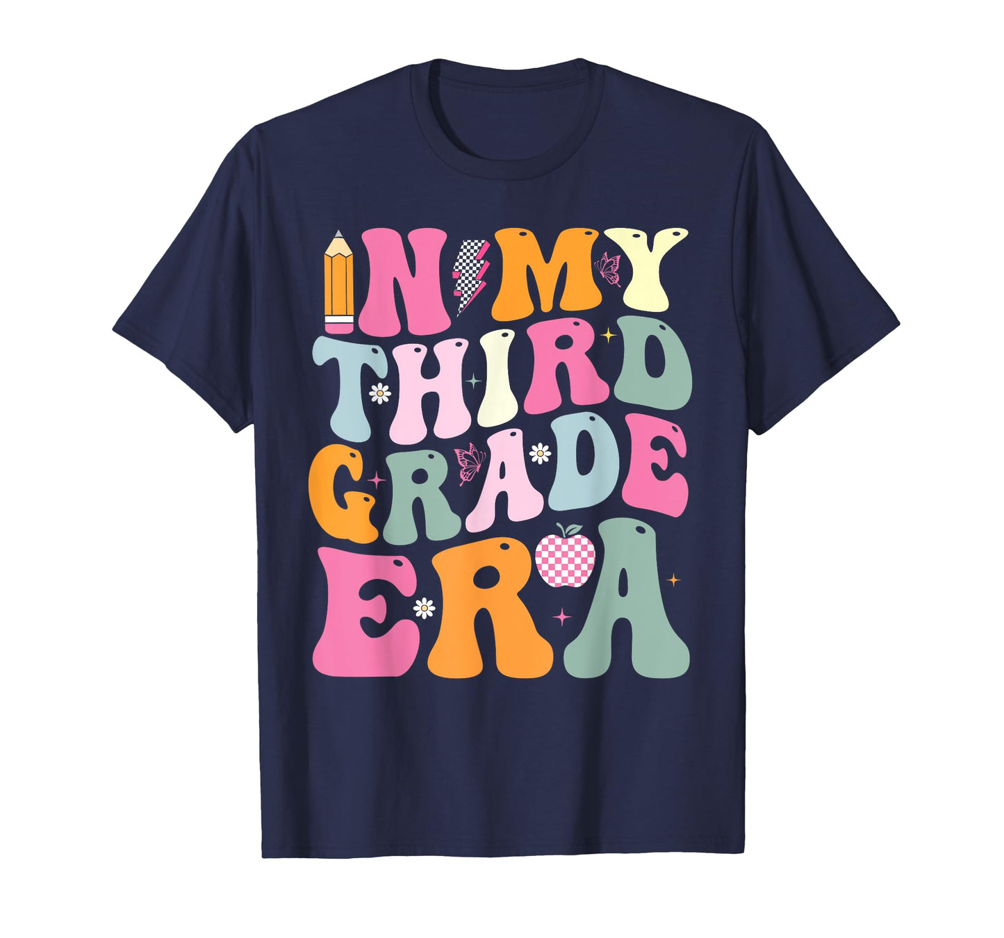 In My Third Grade Era 3rd Grade Girls Teacher Back To School T-Shirt