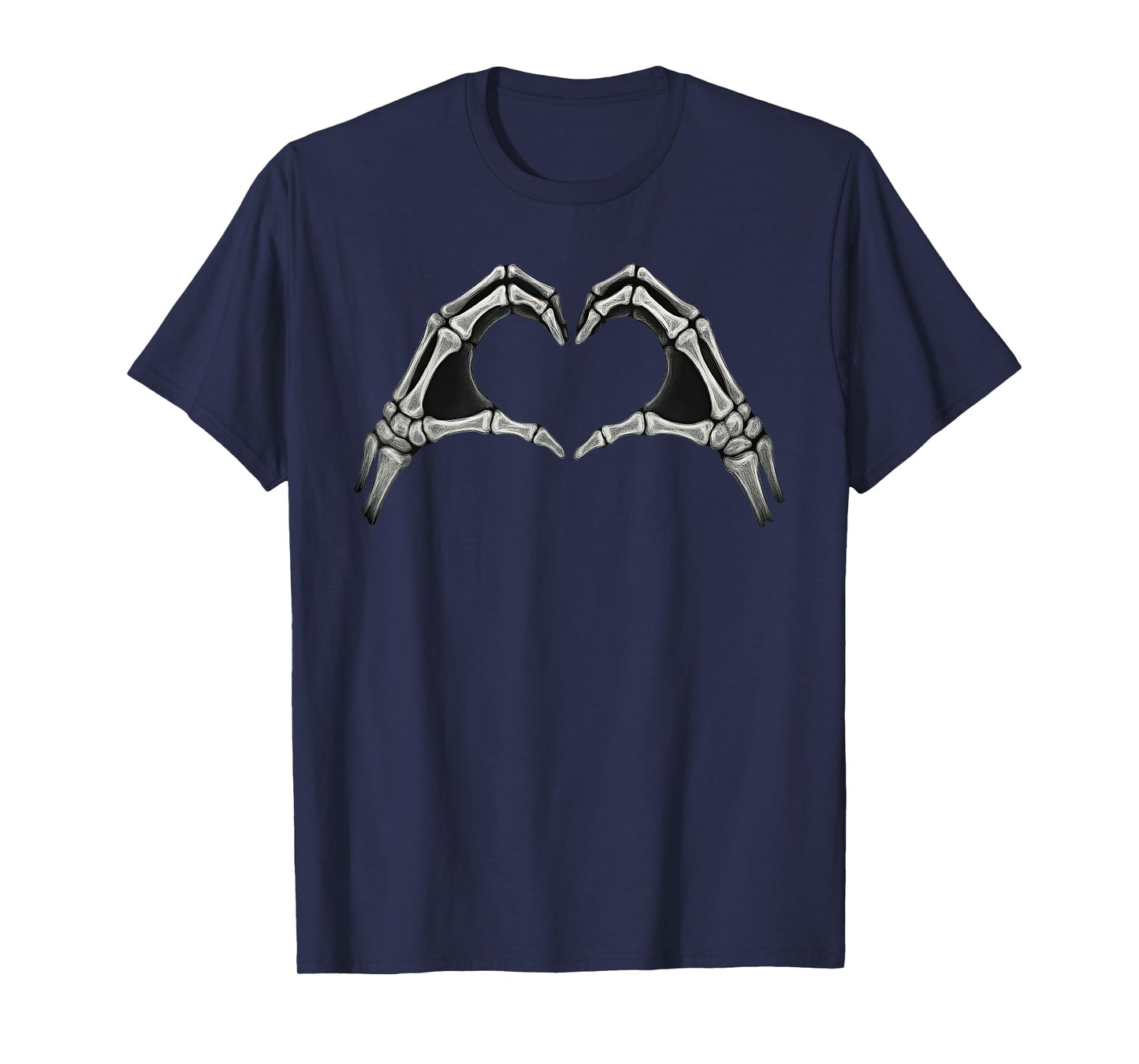Anatomical Skeleton Heart Hand Funny Radiology T-Shirt