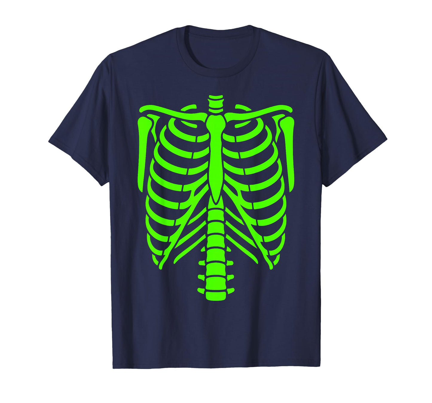 Halloween Rib Cage Anatomy Skeleton Costume Funny Graphic T-Shirt