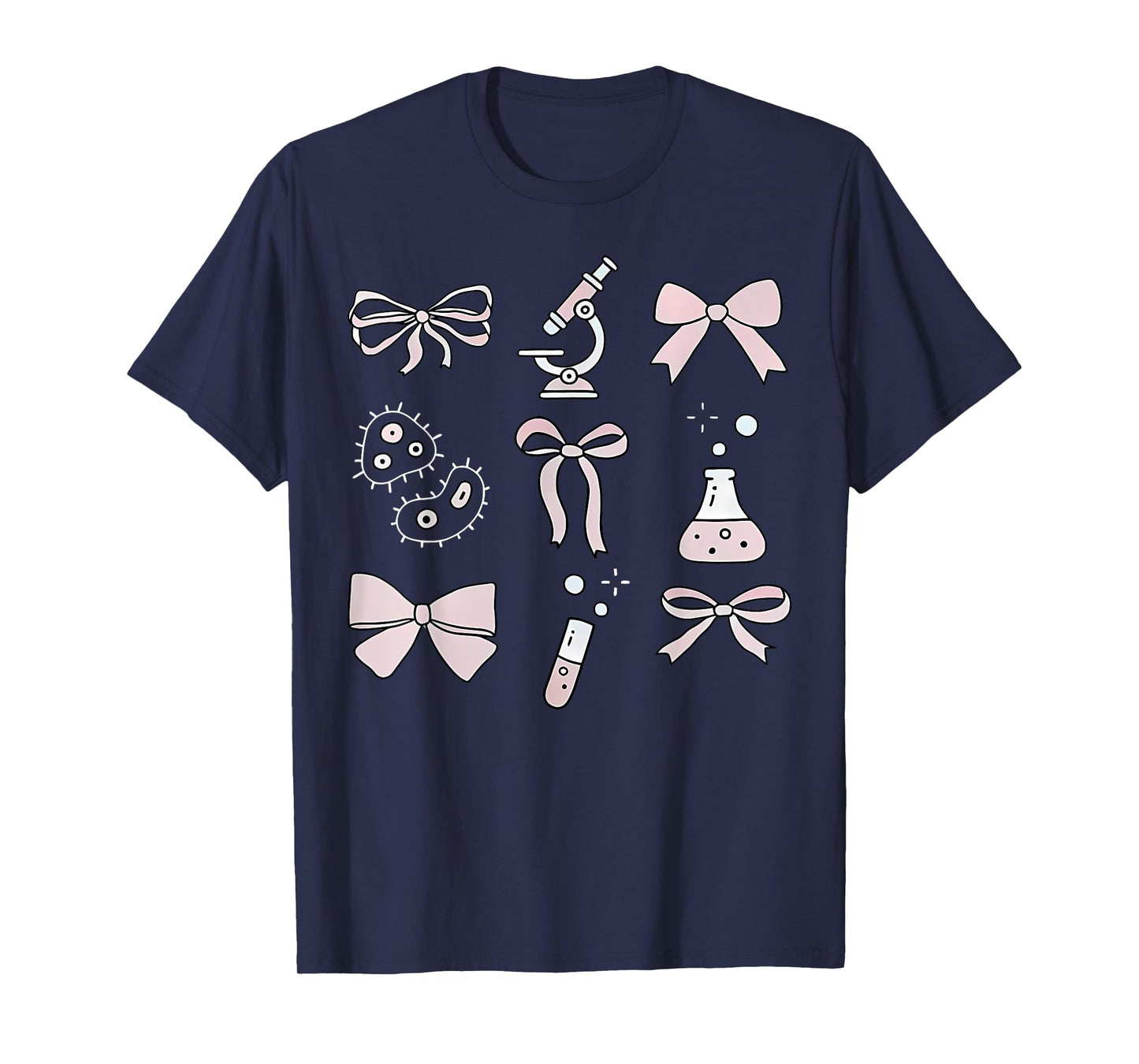 Lab Tech Coquette Bow Laboratory Technician Technologist T-Shirt