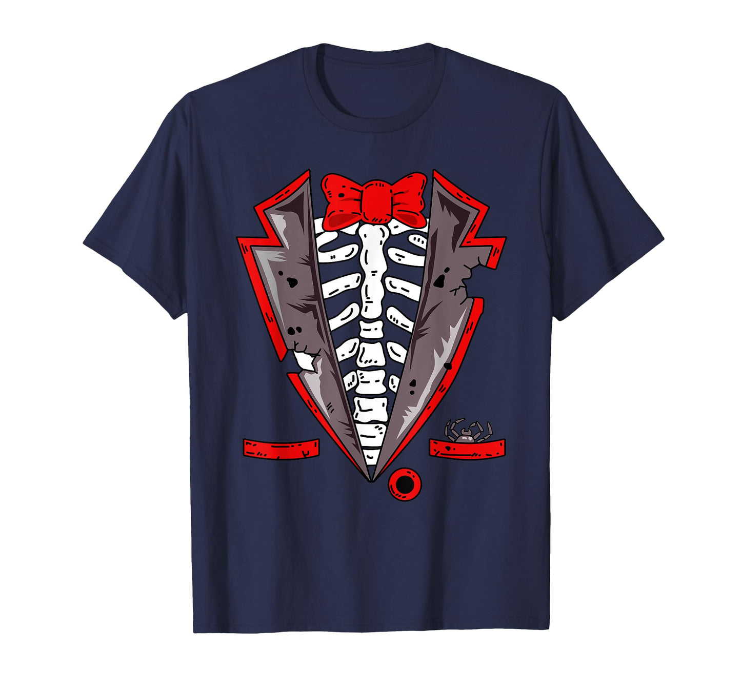 Halloween Skeleton Tuxedo Costume Gift T-Shirt
