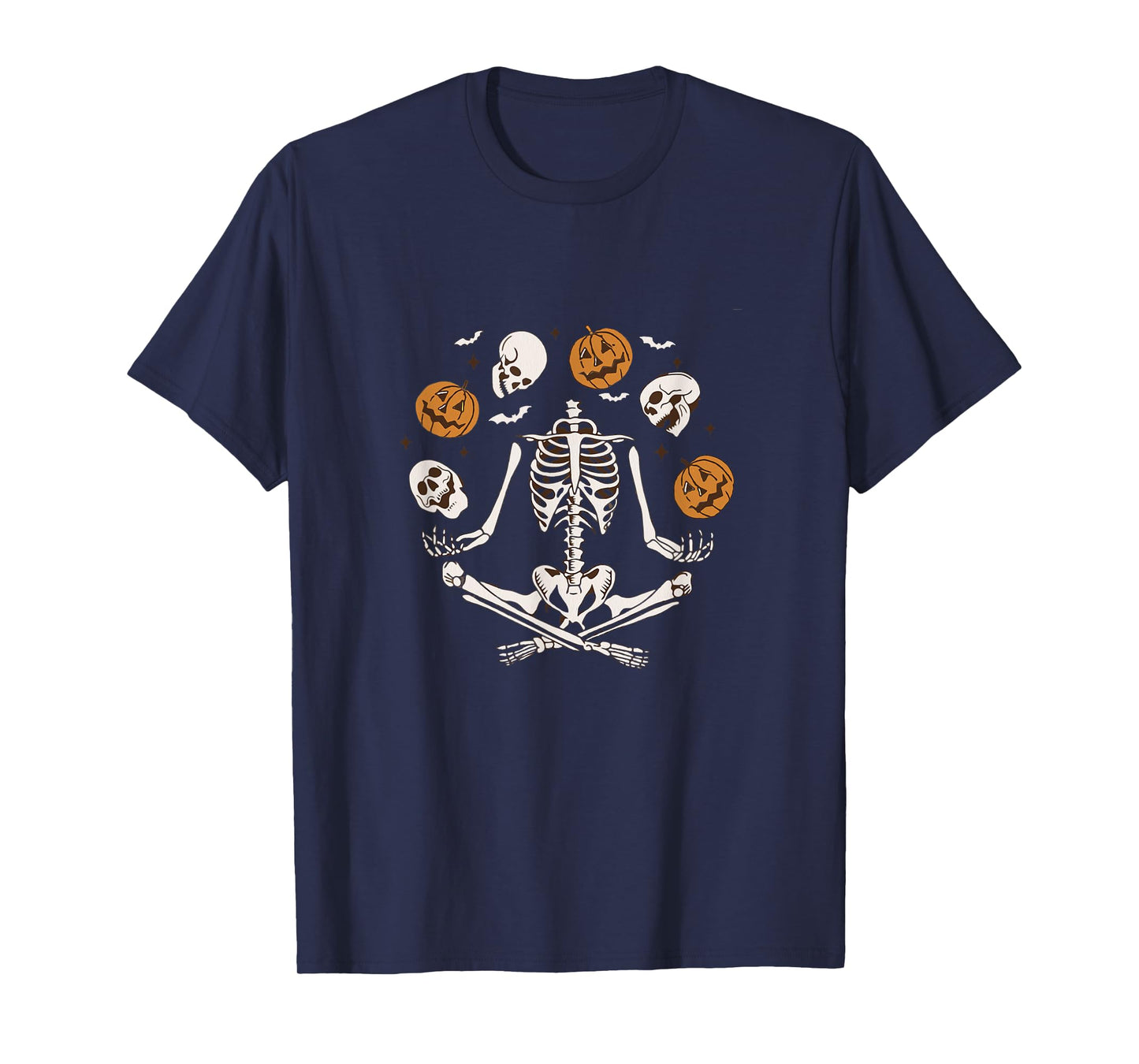 Dead Head Skeleton Funny Halloween Tee T-Shirt