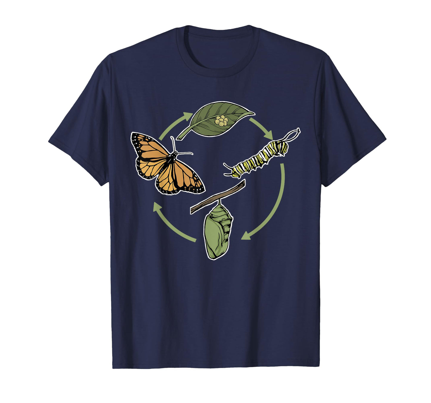 Monarch Butterfly Evolution Cute Butterfly T-Shirt