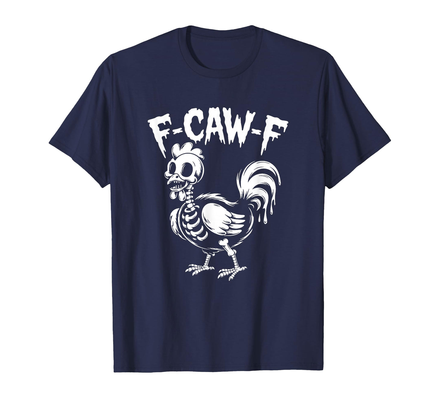 Funny F-Caw-F Chicken FCAWF Chicken Halloween T-Shirt