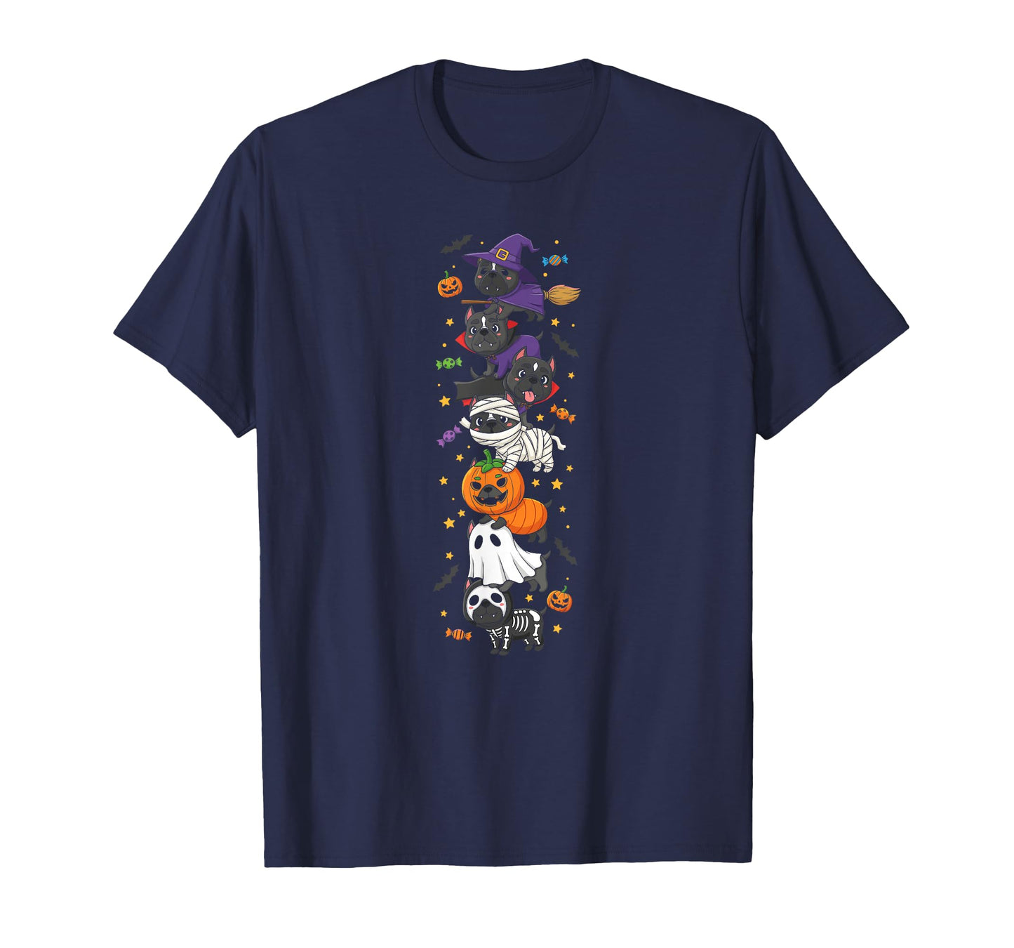 Cane Corso Witch Vampire Ghost Halloween Kids Mens Womens T-Shirt