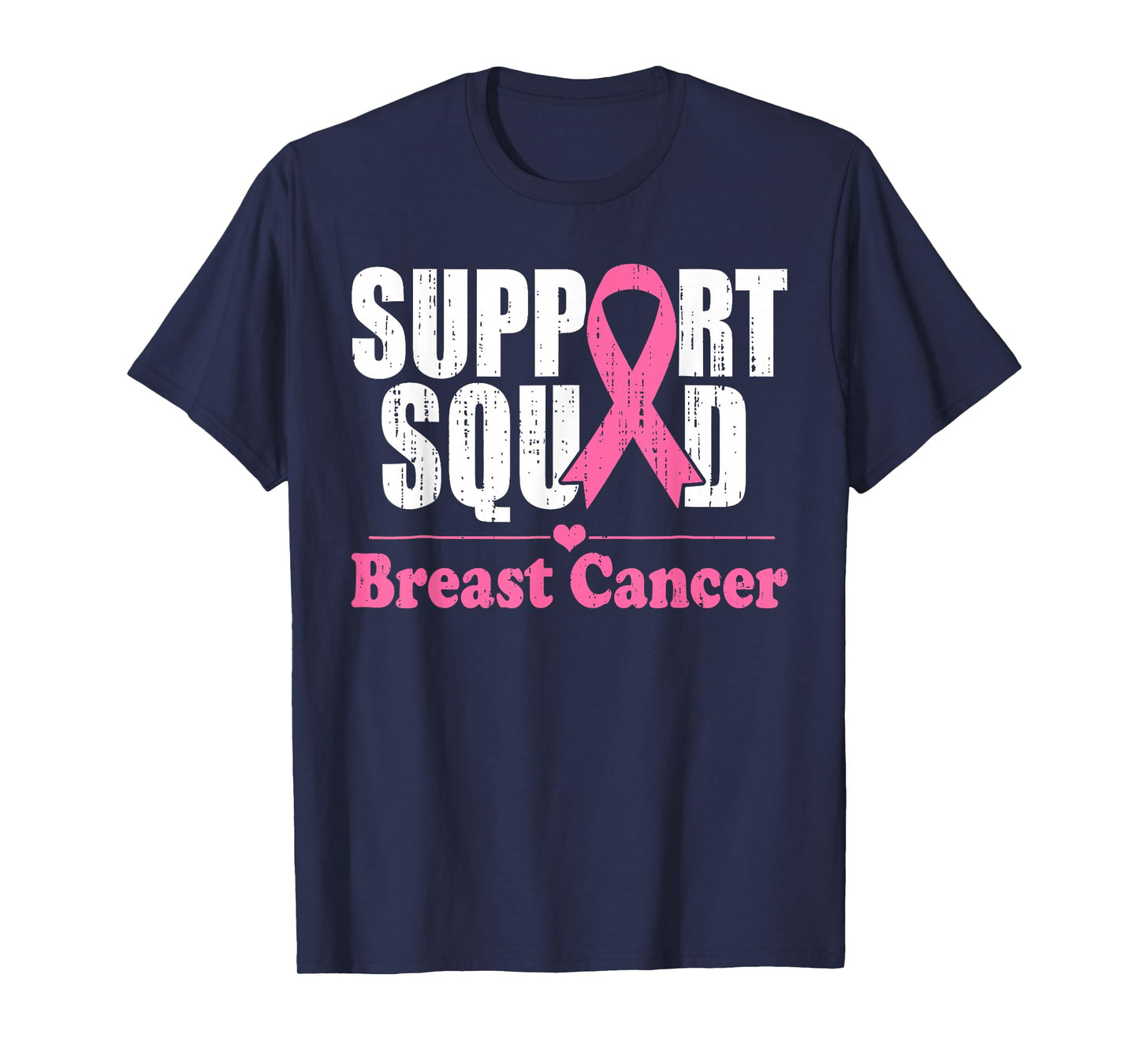 Support Squad Breast Cancer Awareness Month Men Women Kids T-Shirt