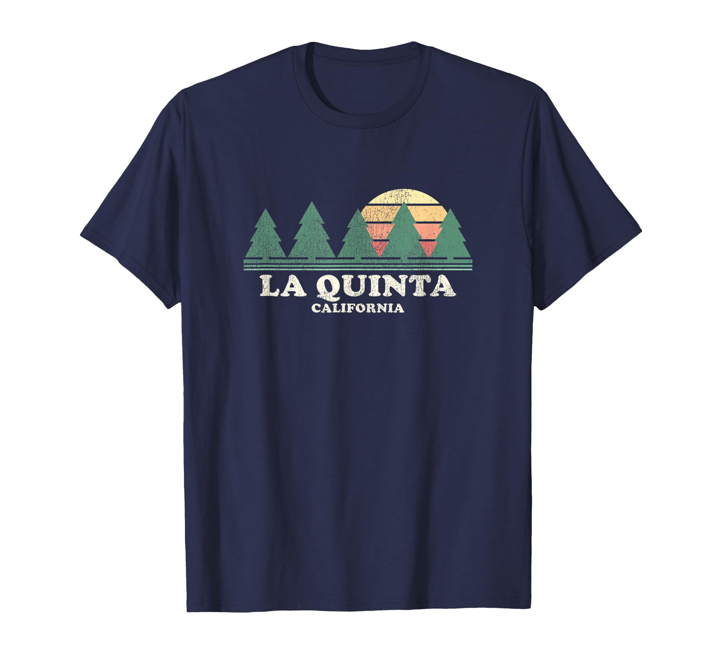 La Quinta CA Vintage Throwback Tee Retro 70s Design T-Shirt