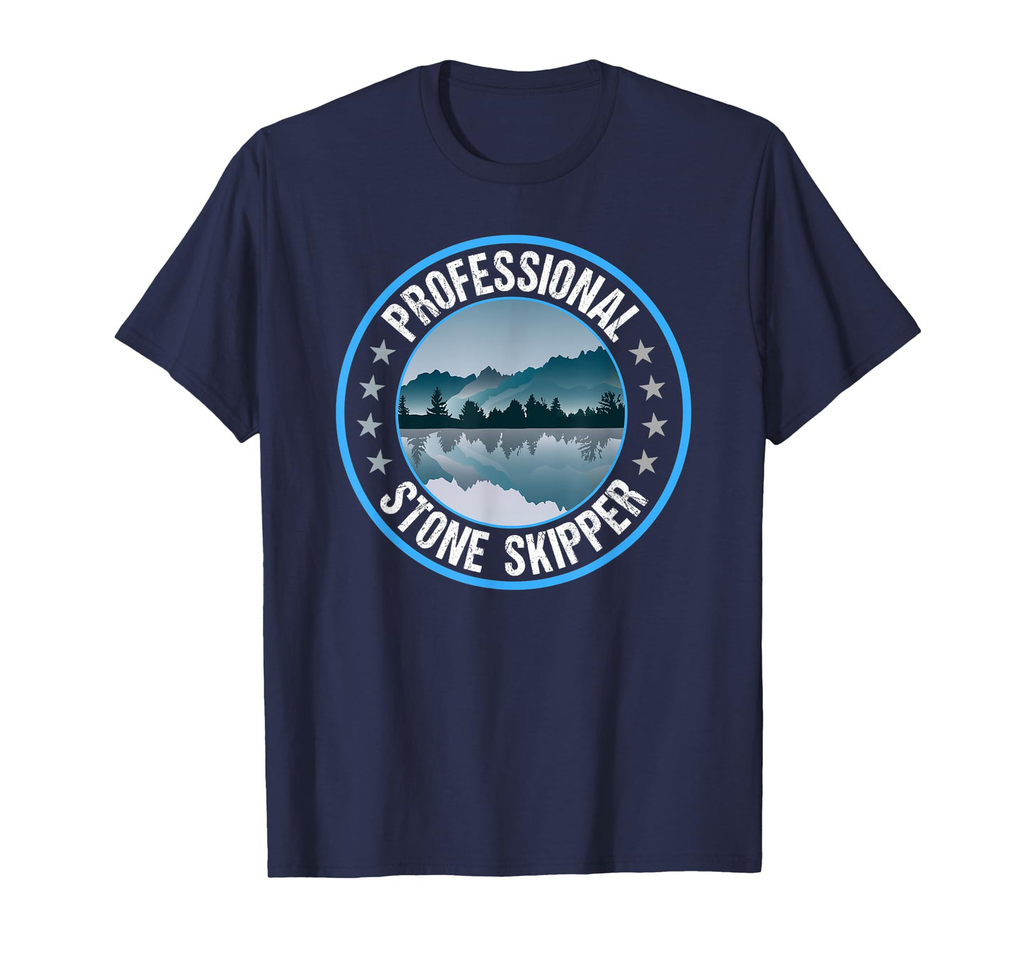 Professional Stone Skipper Stone Skipping T-Shirt