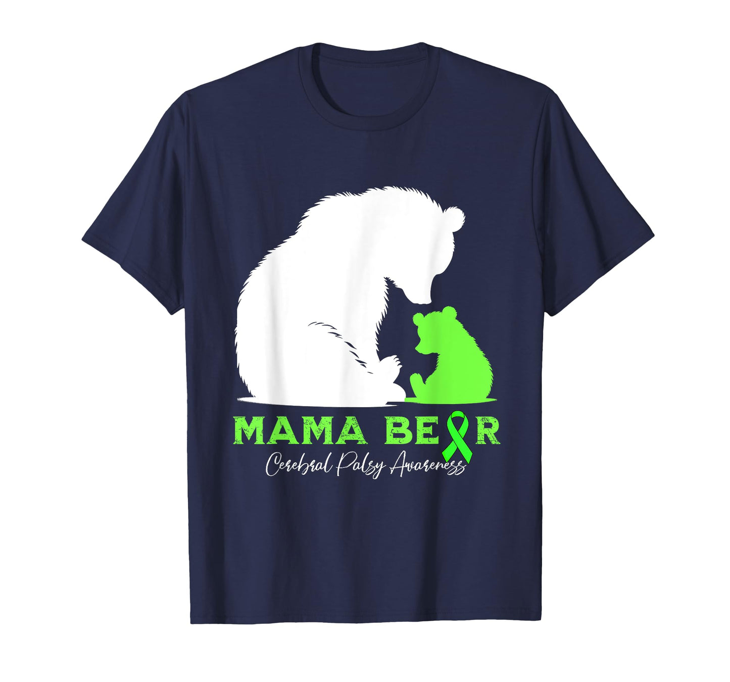 Mama-Bear Cerebral Palsy Warrior Cp Awareness T-Shirt