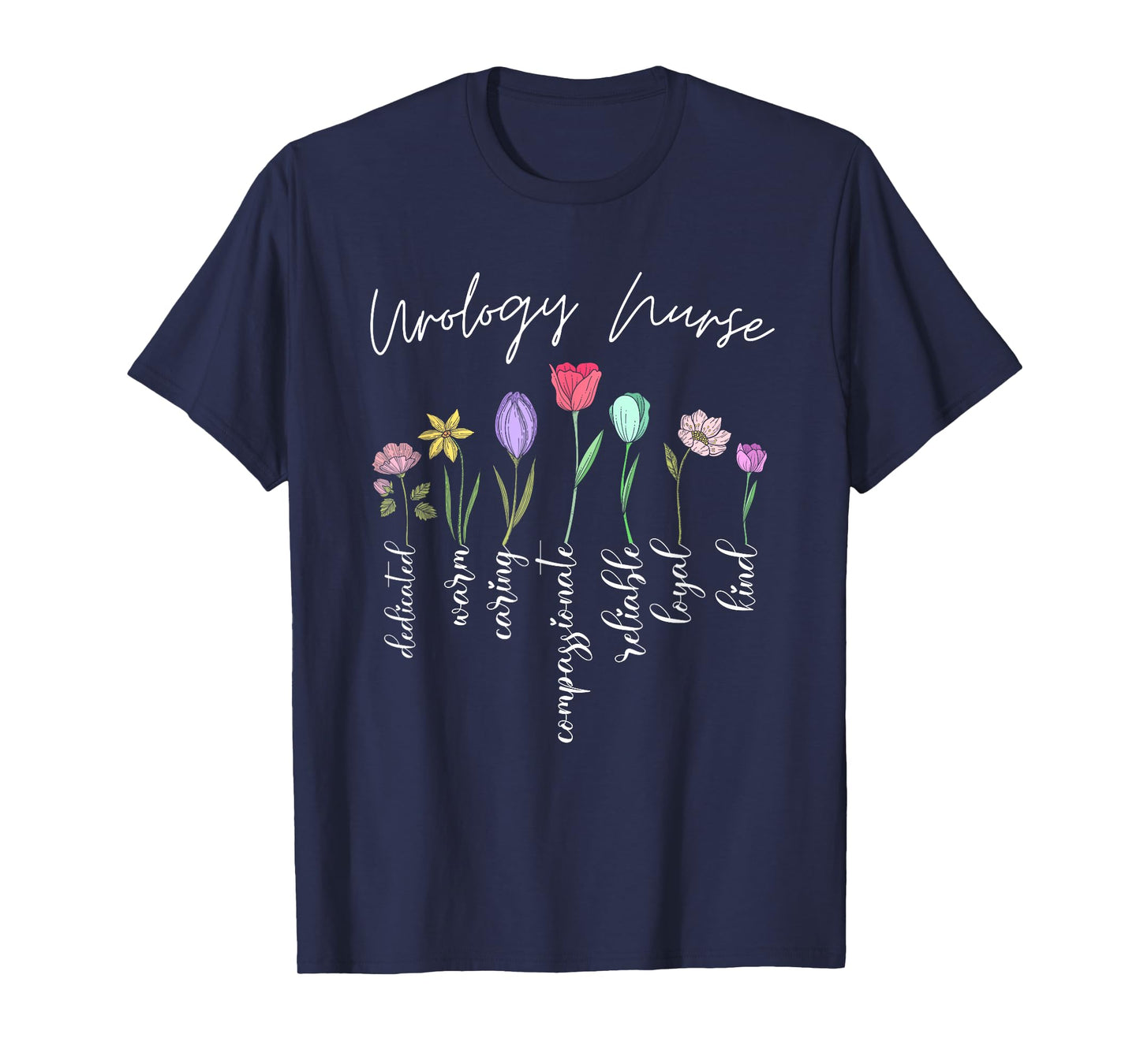 Urology nurse for girls women flowers Urology nurse floral T-Shirt