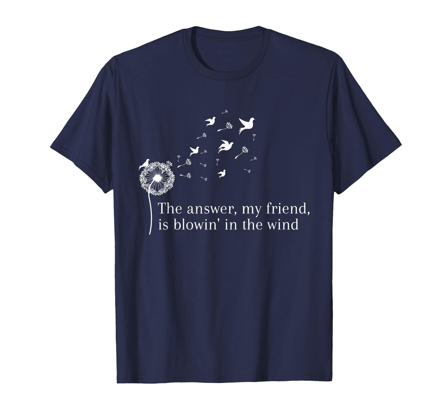 Dandelion Blowing Away In The Wind Into The Sky T-Shirt