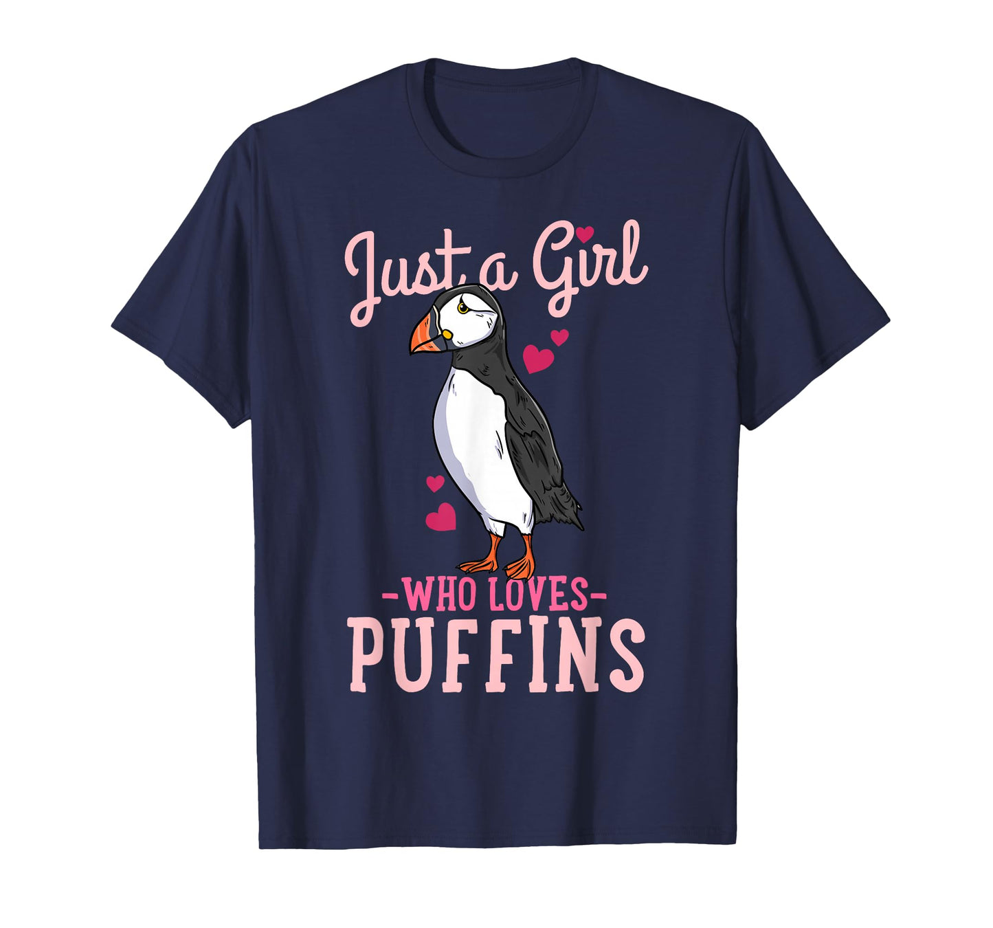 Puffin Iceland Just a Girl Who Loves Puffins T-Shirt