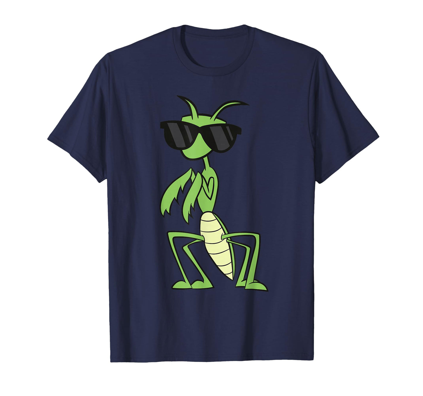 Praying Mantis With Sunglasses Grasshopper Praying Mantis T-Shirt