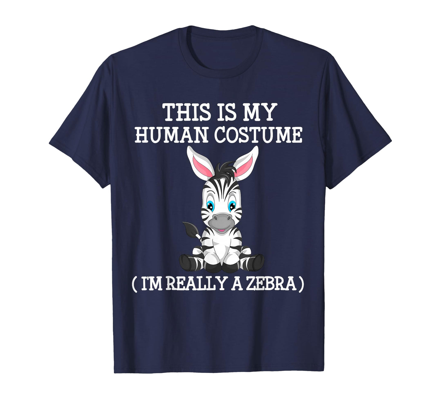 zebra pony funny Halloween Costume boy girl men women Kid T-Shirt