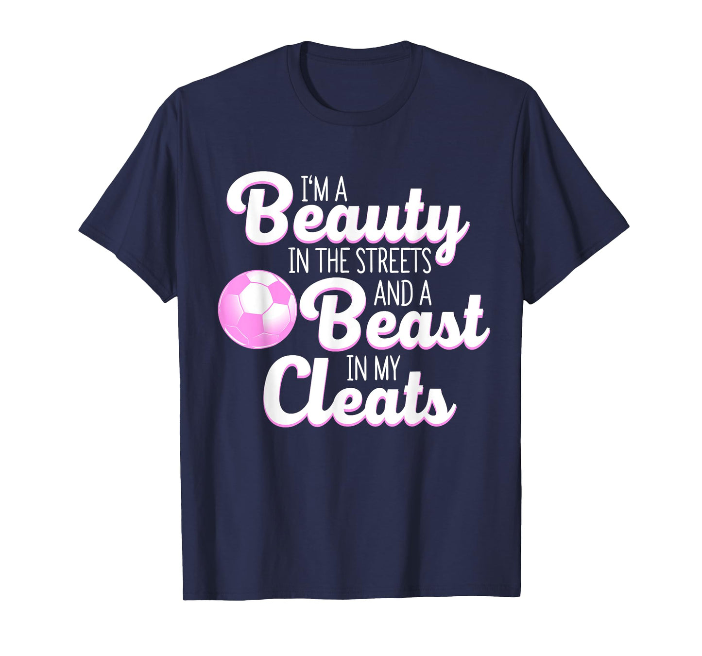 Funny Soccer Art Women's Soccer Player Lover T-Shirt