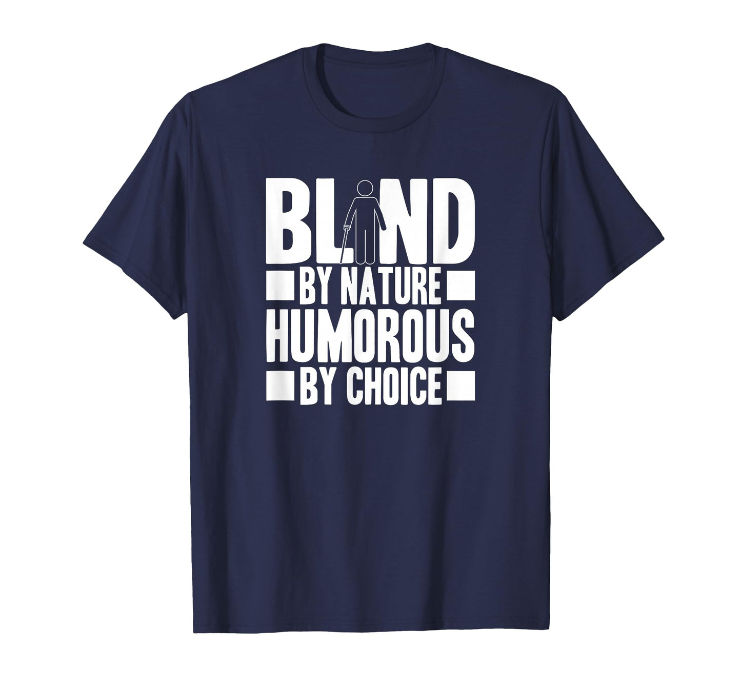 Funny Blind Braille Visually Impaired Blindness T-Shirt