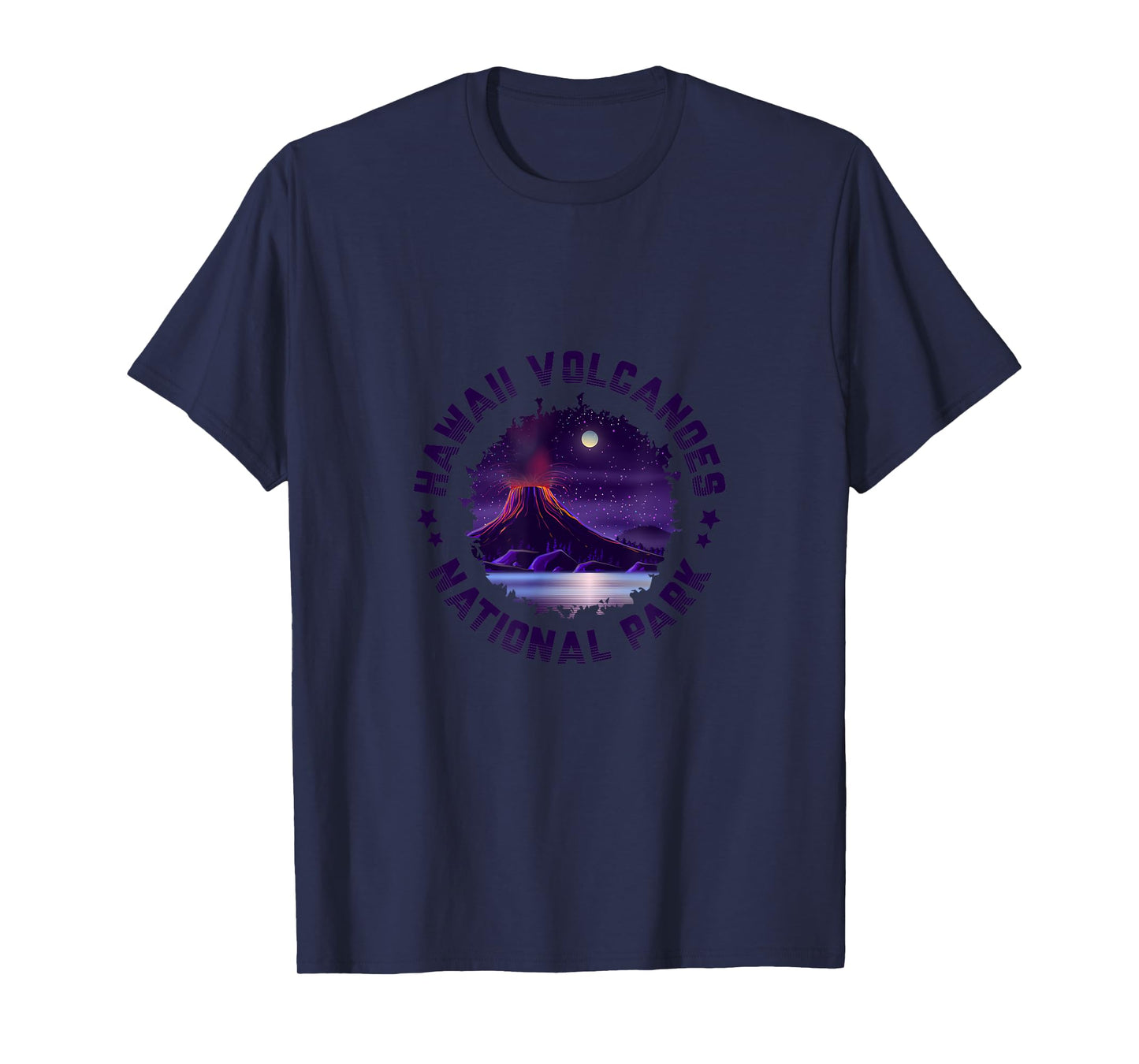 Moonlight Hawaii Volcanoes National Park T-Shirt