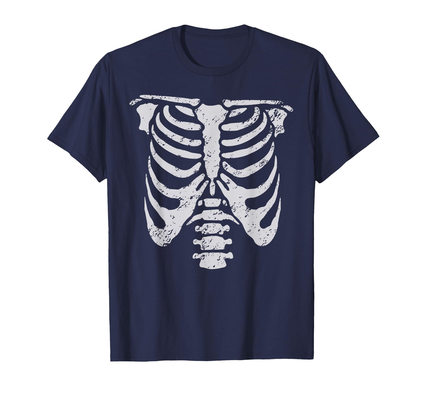 Skeleton Rib Cage Easy Halloween Costume Ribcage Skull T-Shirt
