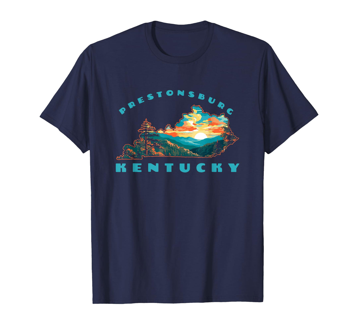 Prestonsburg Kentucky Commonwealth Outdoor Nature Mountains T-Shirt